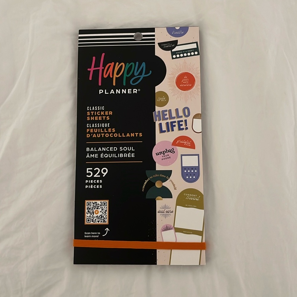Happy Planner balanced soul sticker book